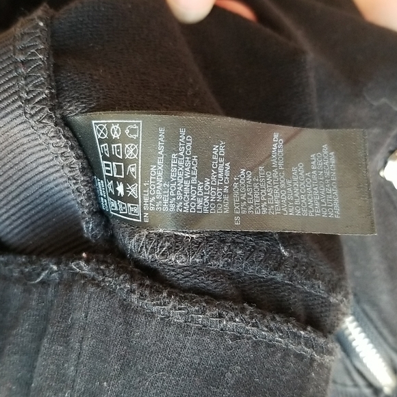 Forever 21 zipper detail leggings size M - Picture 6 of 7